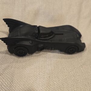 Black Batmobile-Style Kids Die-Cast Toy Car
